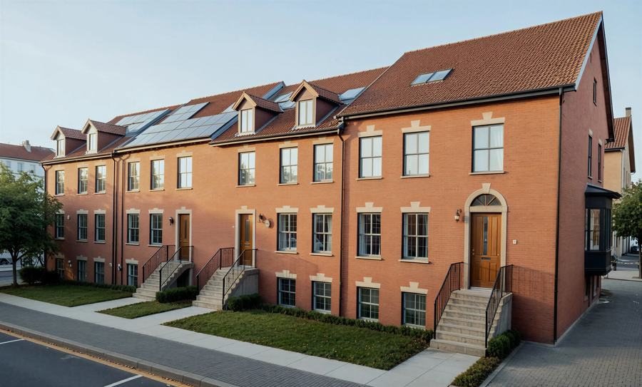 Townhome row final render