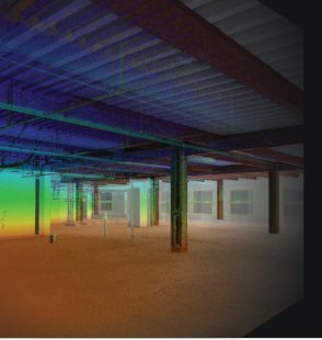 LiDAR point cloud scan